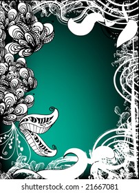 floral background for text