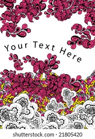 floral background for text