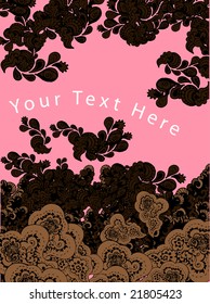 floral background for text