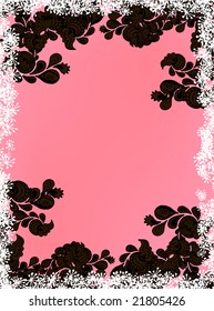 floral background for text