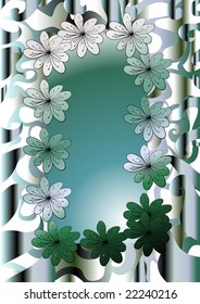 floral background for text