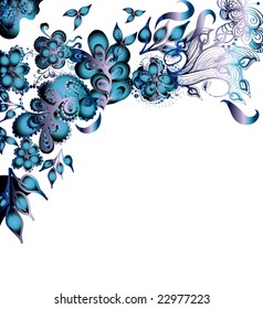 floral background for text