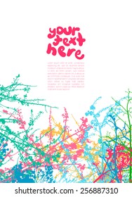 Floral Background for text