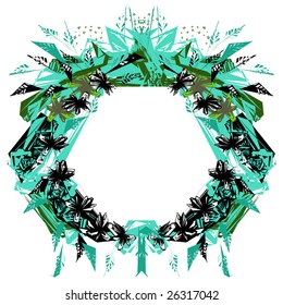 floral background for text