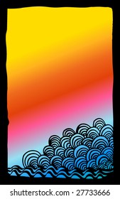 floral background for text