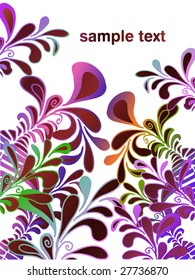 floral background for text