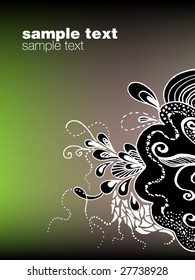 floral background for text