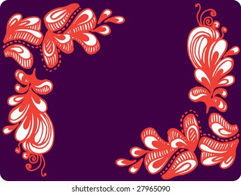 floral background for text