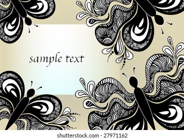 floral background for text
