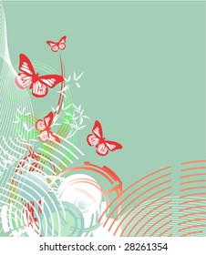 floral background for text