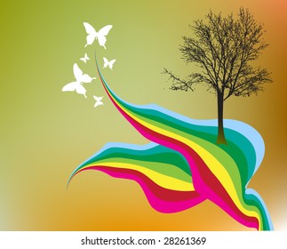 floral background for text