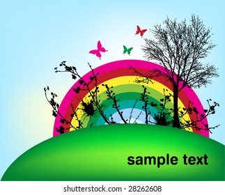 floral background for text