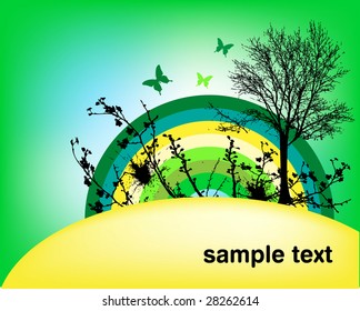 floral background for text