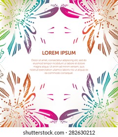 Floral Background for text