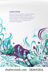 Floral Background for Text