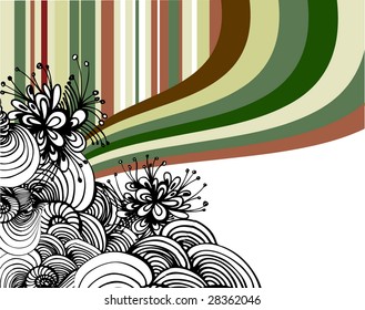floral background for text