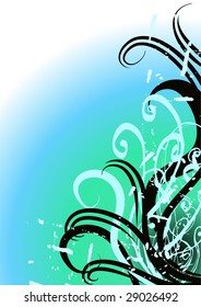 floral background for text
