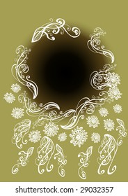floral background for text