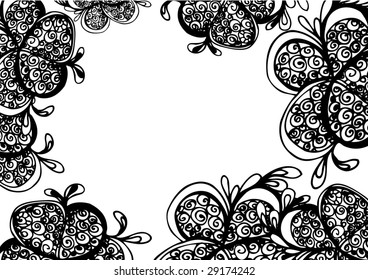floral background for text