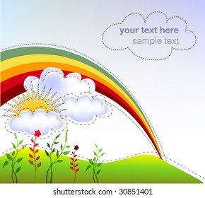 floral background for text