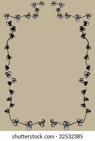 floral background for text