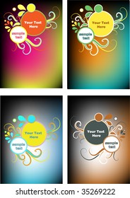 floral background for text