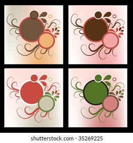 floral background for text