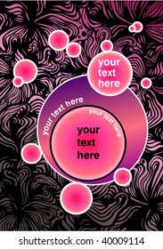 floral background for text