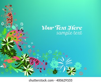 Floral Background for text