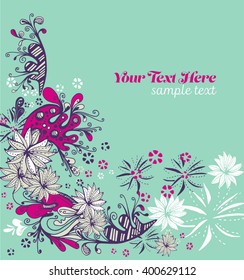 Floral Background for text