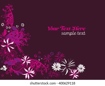 Floral Background for text