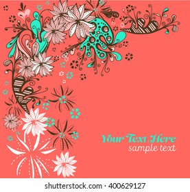 Floral Background for text