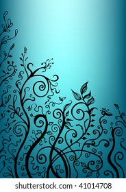 floral background for text
