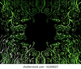 floral background for text