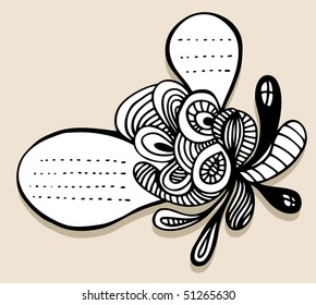 floral background for text