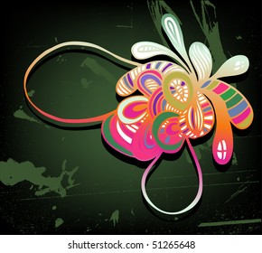 floral background for text