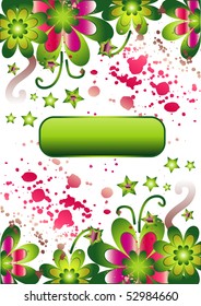 Floral Background for Text
