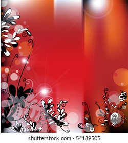 floral background for text