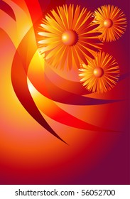 floral background for text