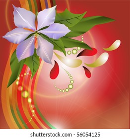 floral background for text