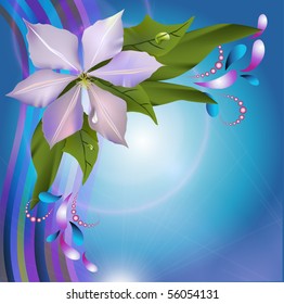 floral background for text