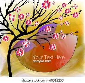 floral background for text
