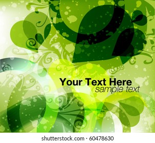 floral background for text