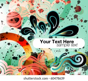 floral background for text