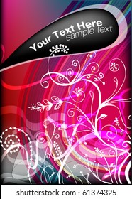 floral background for text