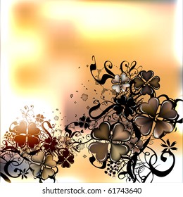 floral background for text