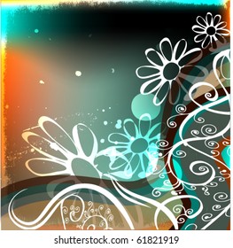 floral background for text