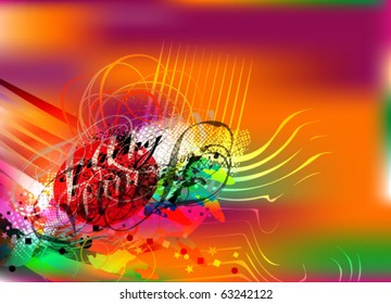 floral background for text
