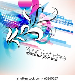 floral background for text