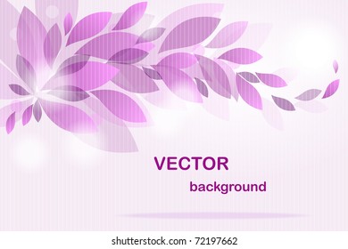 Floral background for text